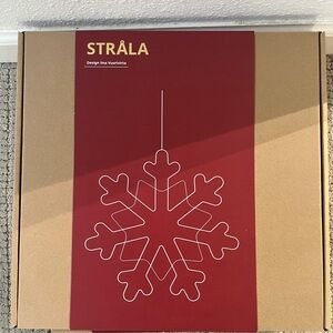 Ikea STRALA LED Snowflake Holiday Decoration